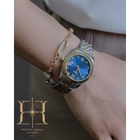 دستبند دو رنگ MARQUISE SHAPE BR83